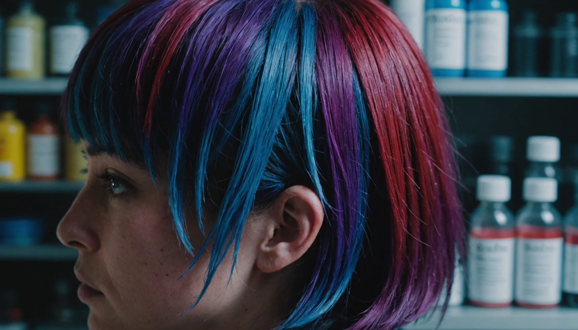 effet bétadine sur cheveux colorés