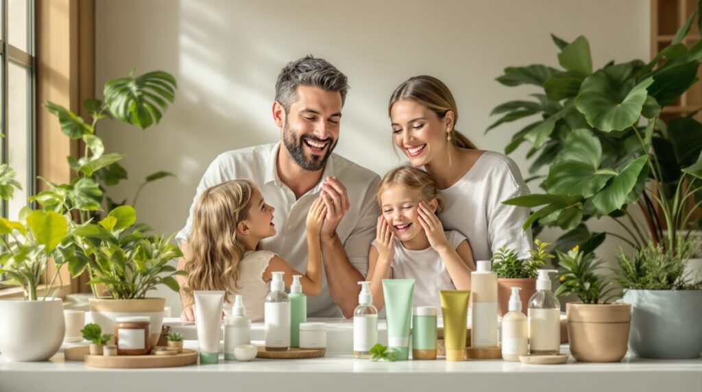 Soins verts pour la famille : Les raisons de passer aux cosmétiques naturels et bio