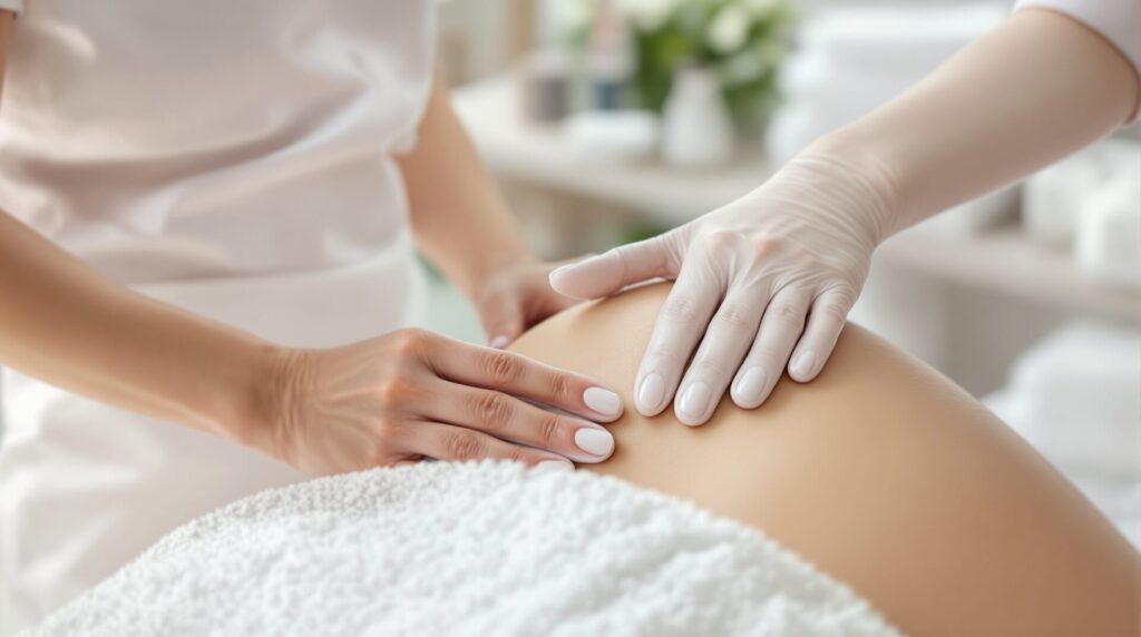 bouton fessier traitement