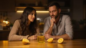 huile d olive et citron le soir au coucher