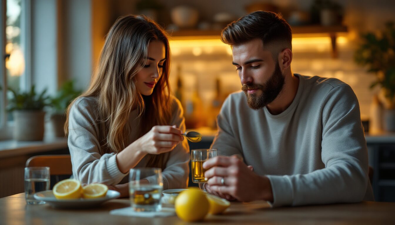 huile d olive et citron le soir au coucher