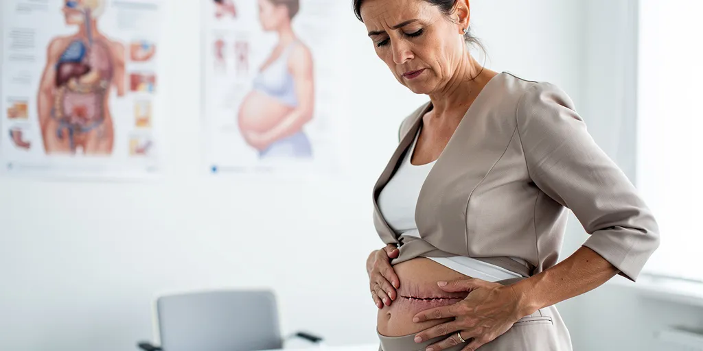 douleur cicatrice césarienne 20 ans après