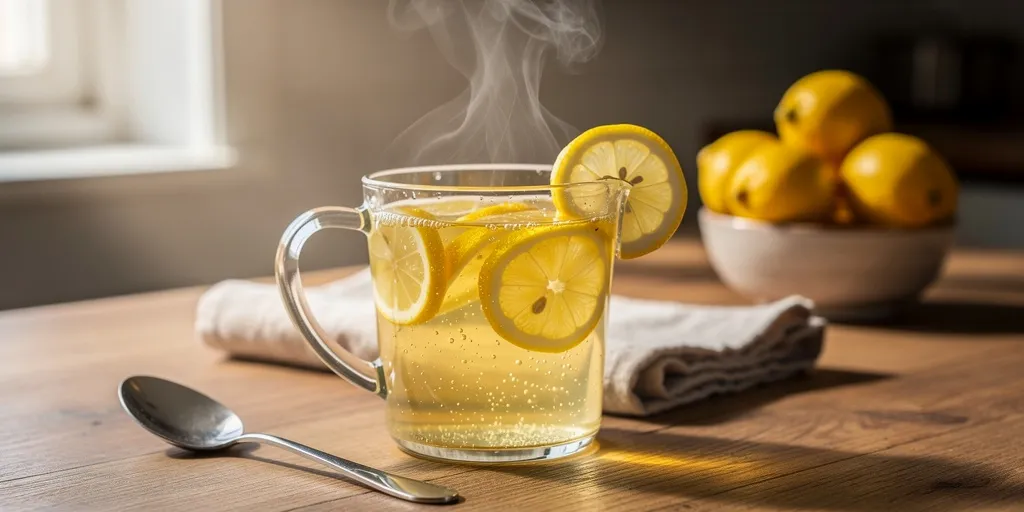 jus de citron eau chaude