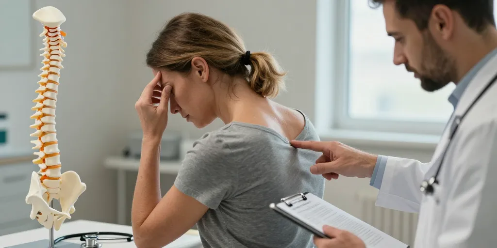 douleur milieu du dos et maux de tête