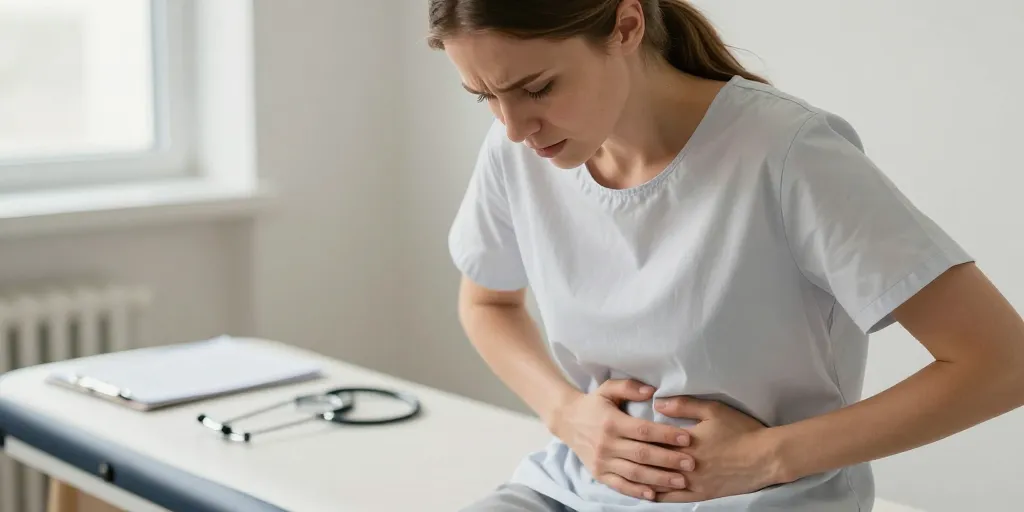 mal a l'ovaire gauche