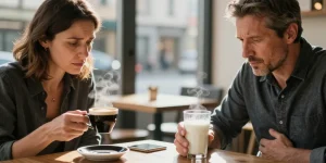 café au lait digestion