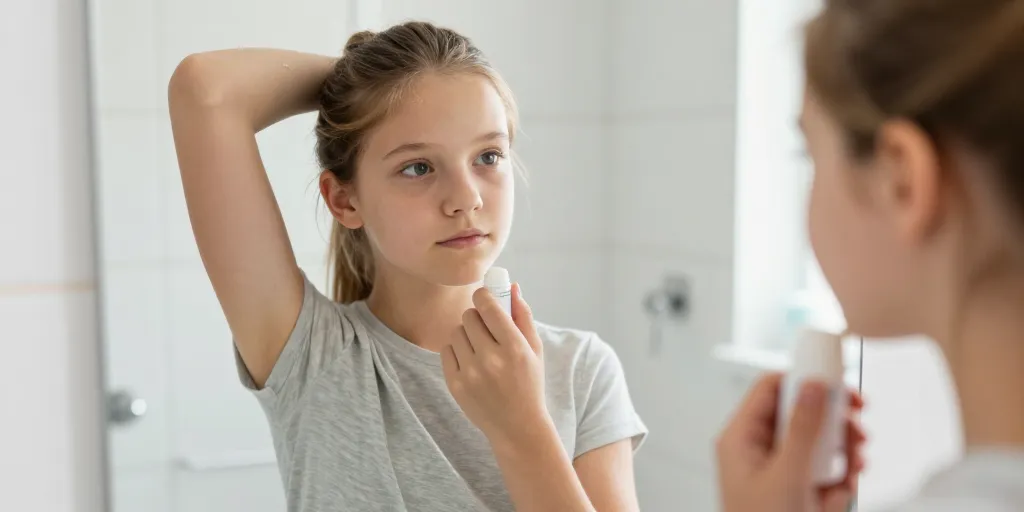 ma fille de 12 ans sent la transpiration